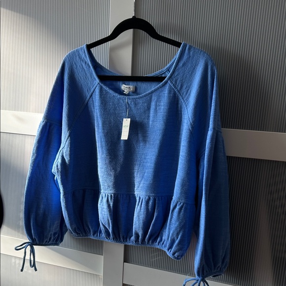 aerie Tops - Aerie, size L, NWT Blue Women's Top